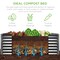 Best Choice Products 6x3x2ft Outdoor Metal Raised Garden Bed, Planter Box for Vegetables, Flowers, Herbs